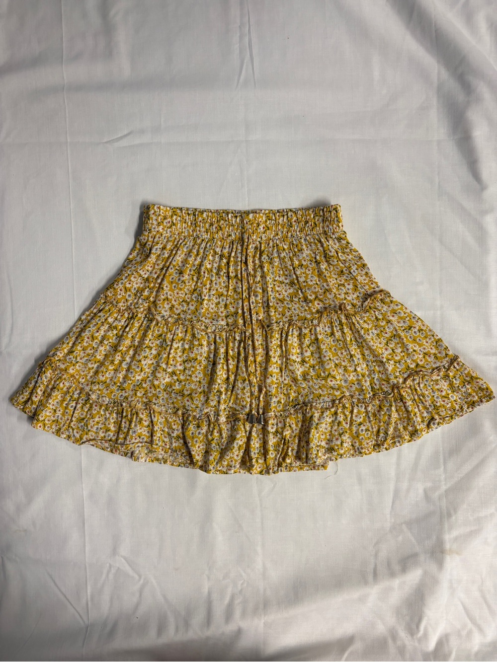 Sweet Summery Flowy Floral Printed Skirt for Petite person or Junior/Teen